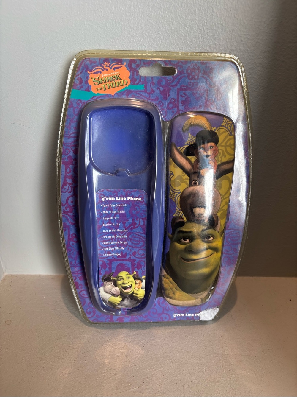 Shrek land line Telephone Plug In Dreamworks Sealed donkey princess 2007 movie